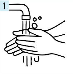Aptilac® 1 Zubereitung Schritt 1 Hände waschen