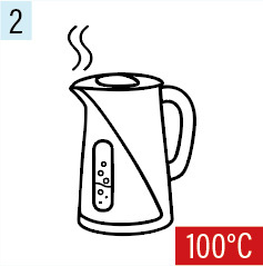 Aptilac® 1 Zubereitung Schritt 2 Wasser aufkochen